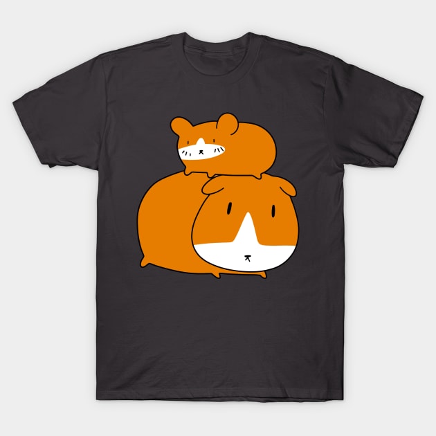 Hamster and Guinea Pig T-Shirt by saradaboru